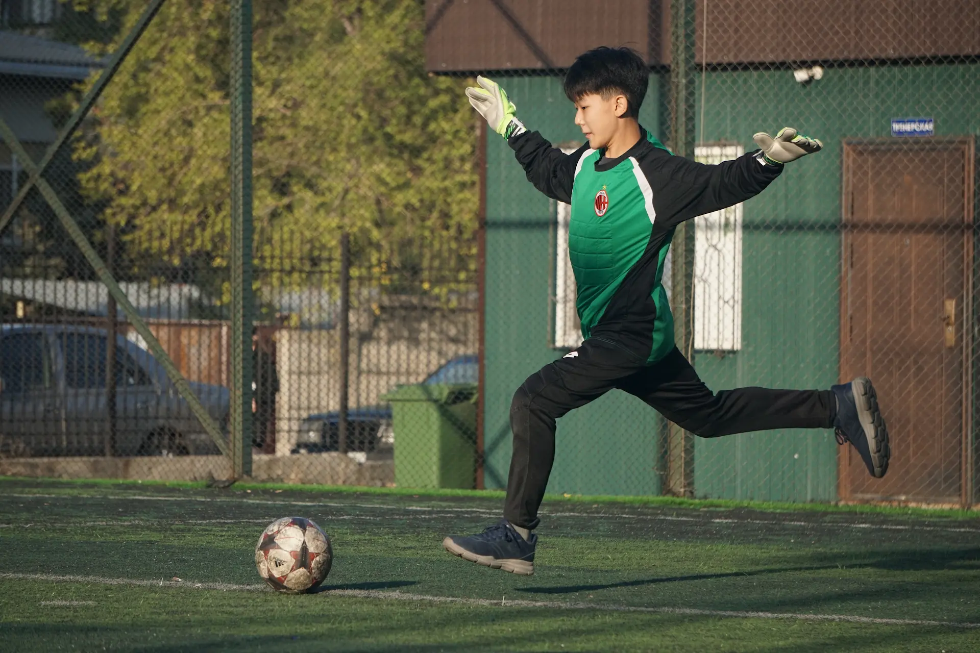 Hope Academy's goalkeeper